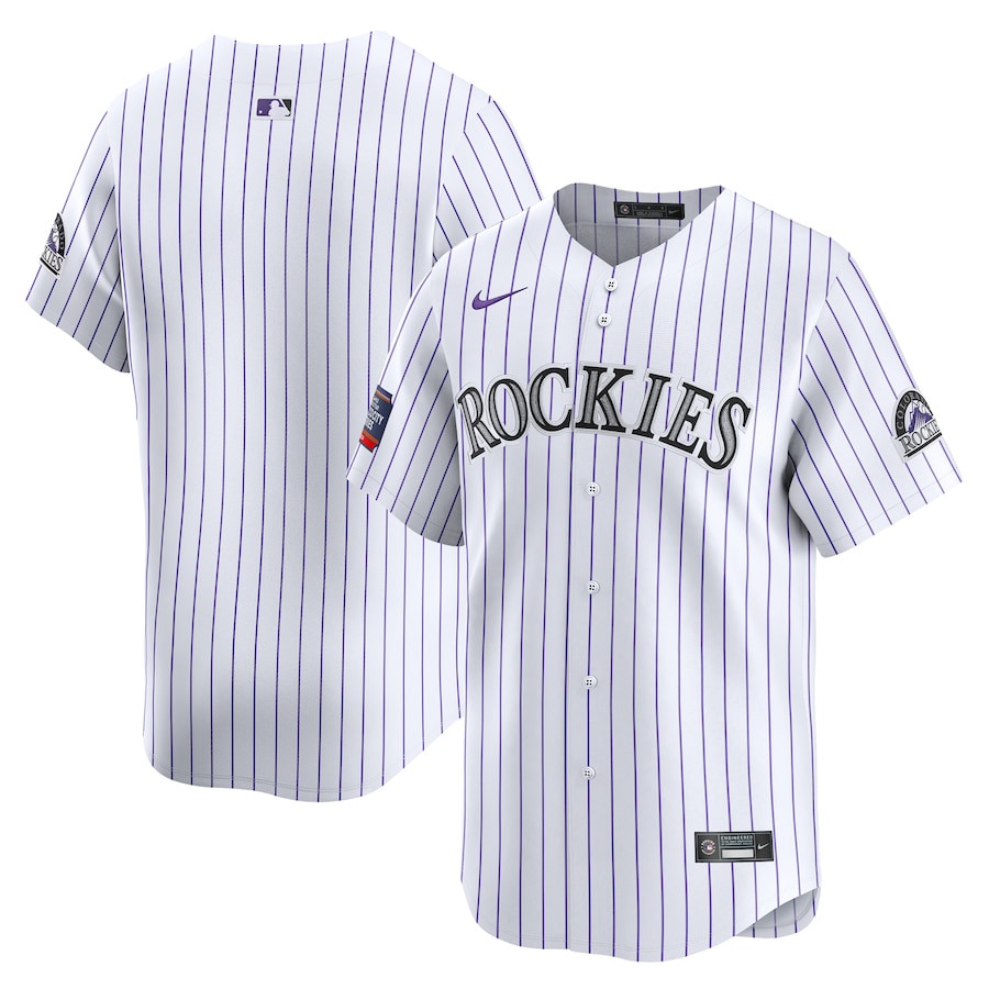 Colorado Rockies 2024 MLB World Tour Mexico City Series Home Limited Men Jersey - White - JS375