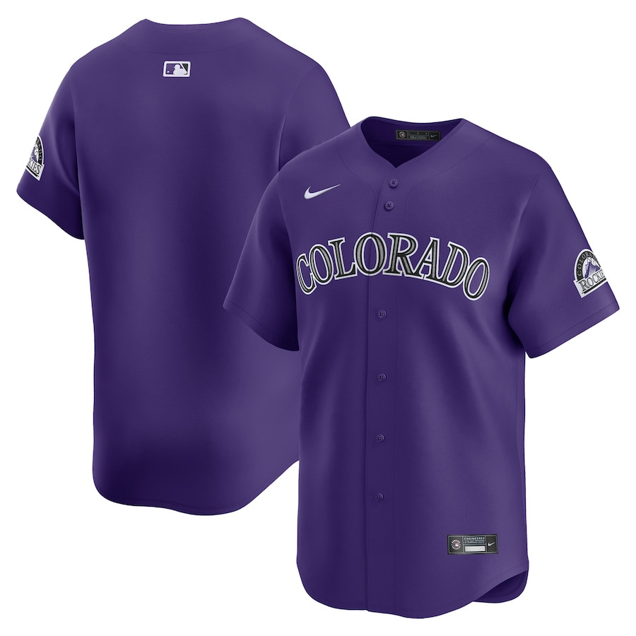 Colorado Rockies Alternate Limited Men Jersey - Purple - JS932