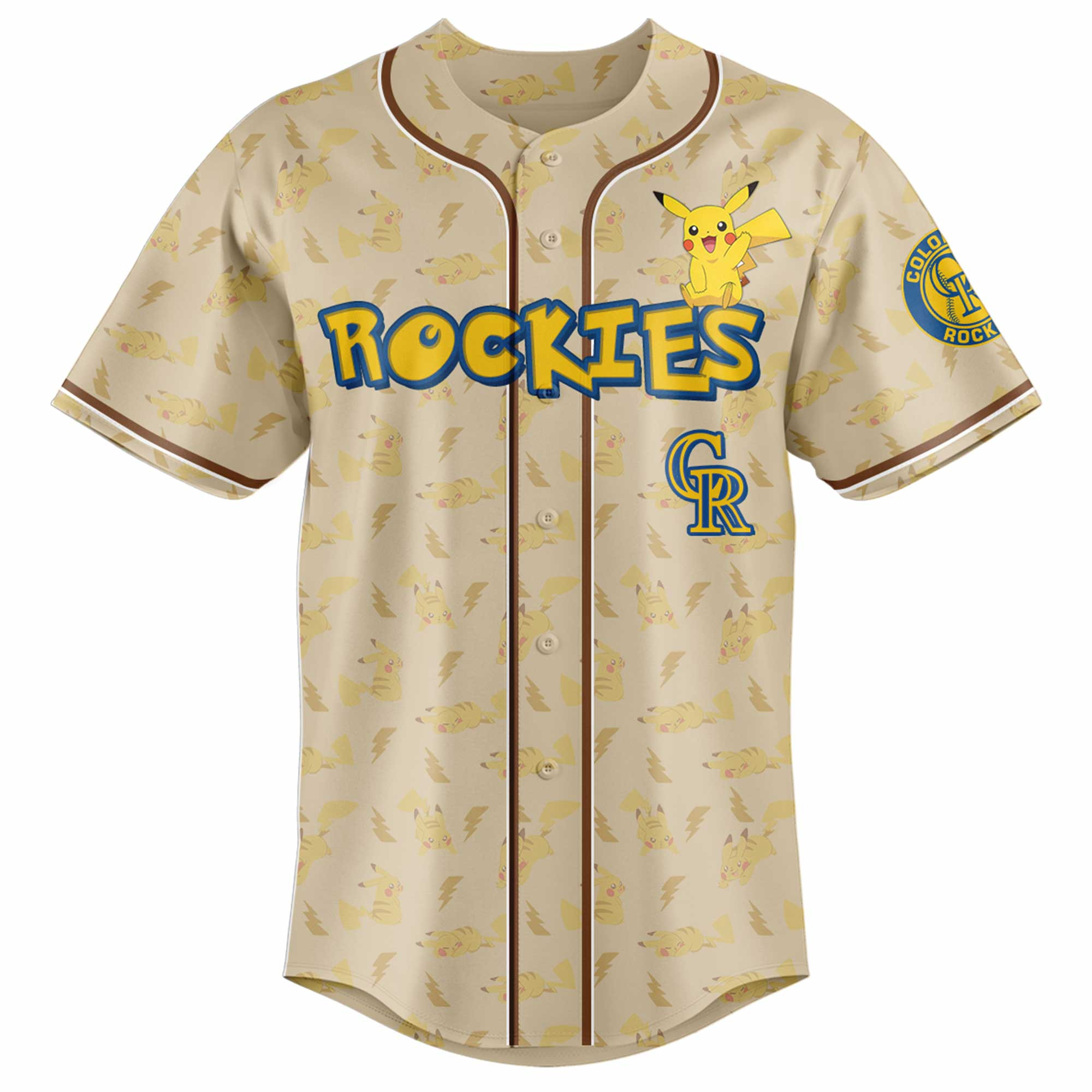 Colorado Rockies Mlb X Pokemon Go Master Baseball Jersey For Fans