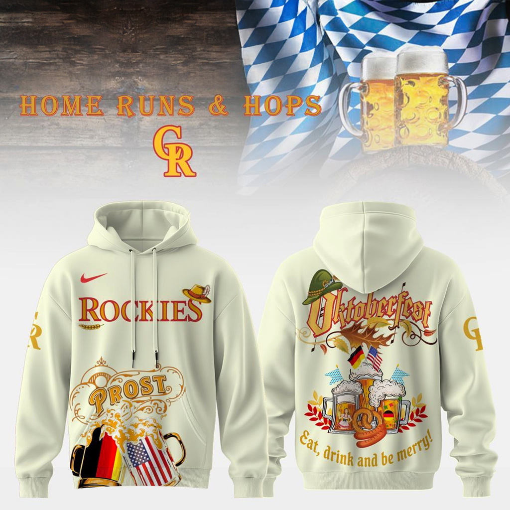 Colorado Rockies X Oktoberfest Collection 2025 Hoodie Colorado Rockies Merch Gifts For Fans