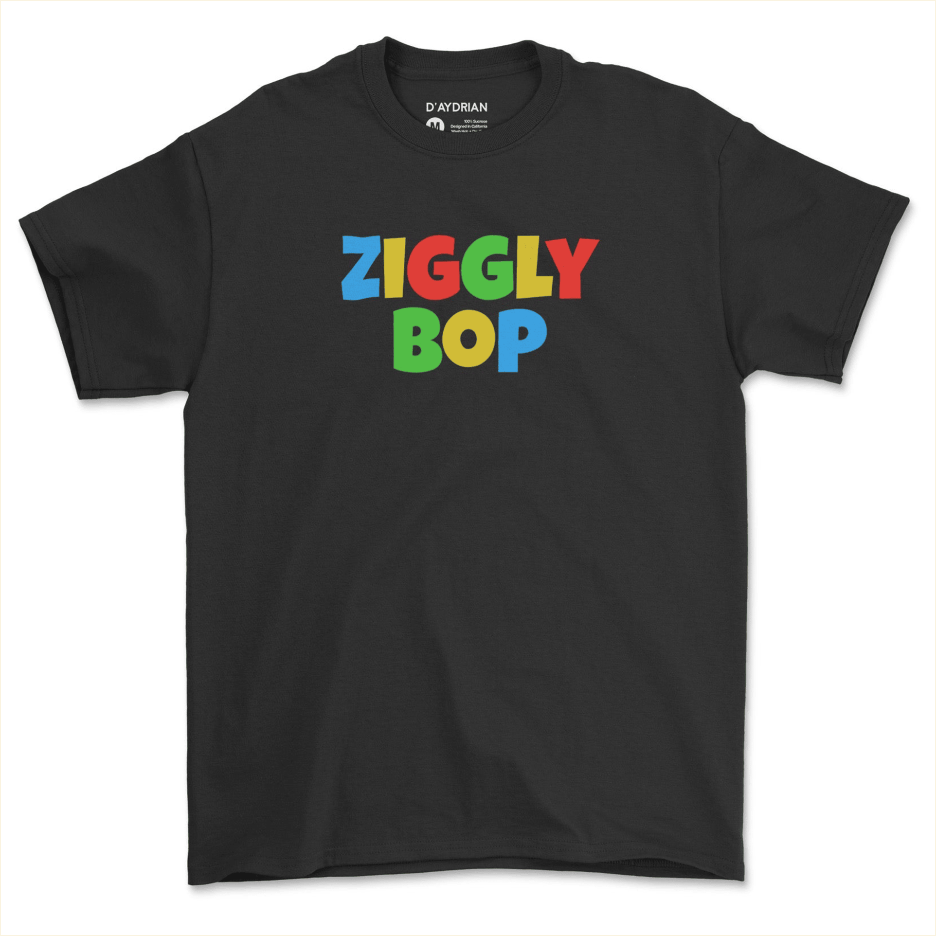 Colorful Ziggly Bop Black T-Shirt Daydrian Harding Merch Birthday Gifts For Best Friend