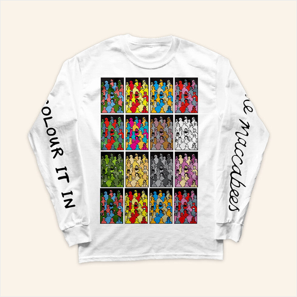 Colour It In Long Sleeve T-Shirt The Maccabees Merch Birthday Gift Ideas Christmas Presents