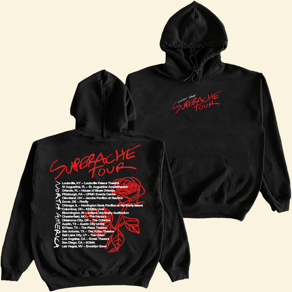 Conan Gray 2022 Superache Tour Hoodie Conan Gray Merch 1St Mothers Day Gifts For Brother