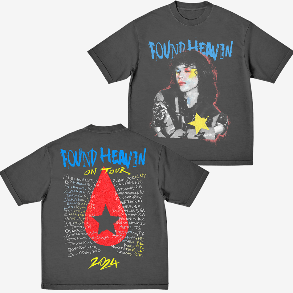 Conan Gray Merch Conan Gray Found Heaven On Tour 2024 T-Shirt Good Fathers Day Gifts
