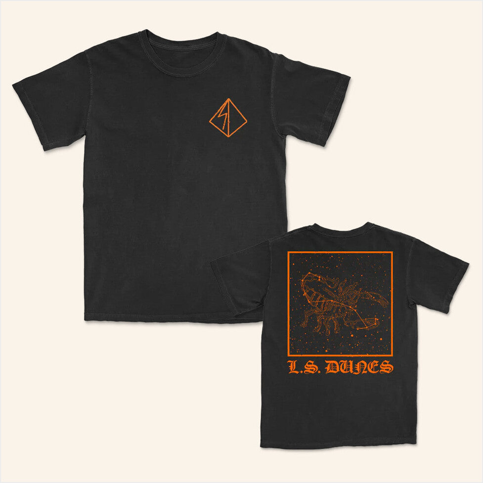 Constellation Black T-Shirt LS Dunes Merch Present For Husband BFF Birthday Gifts Ideas