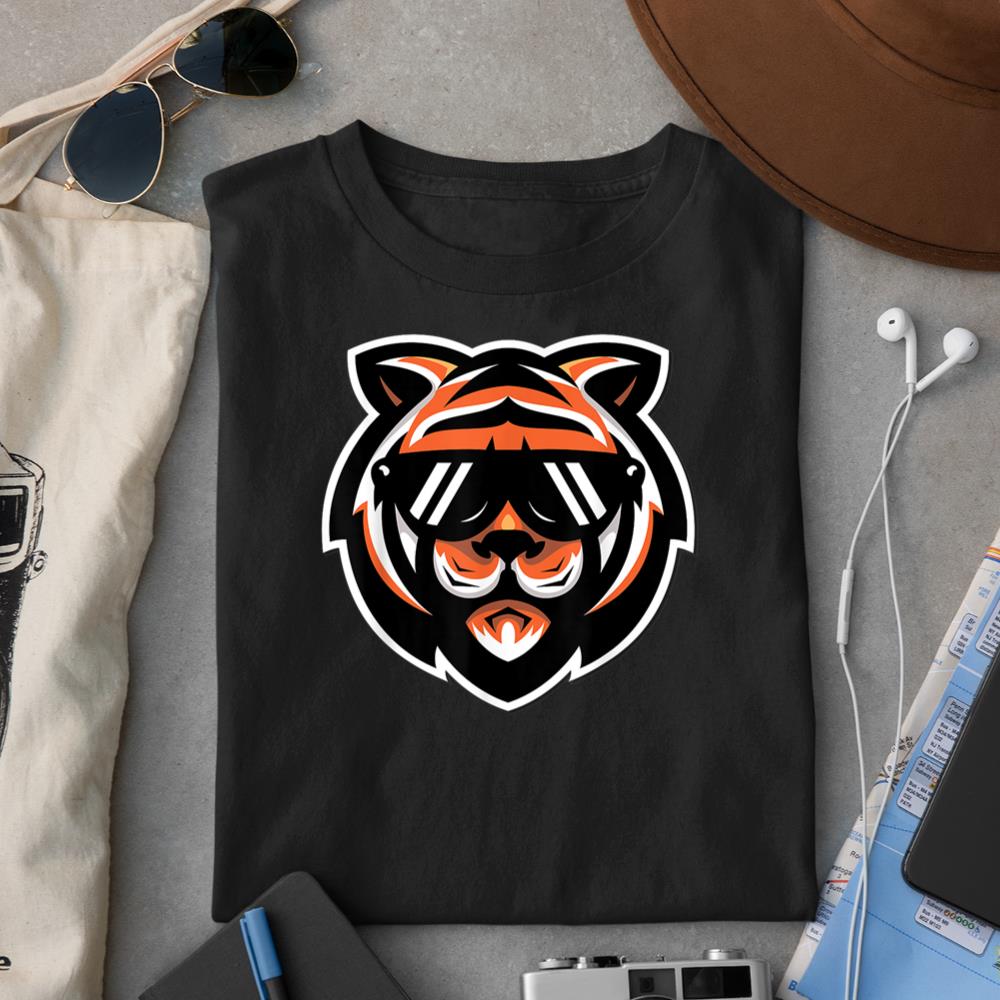 Cool Bengal Tiger with Sunglasses T-Shirt