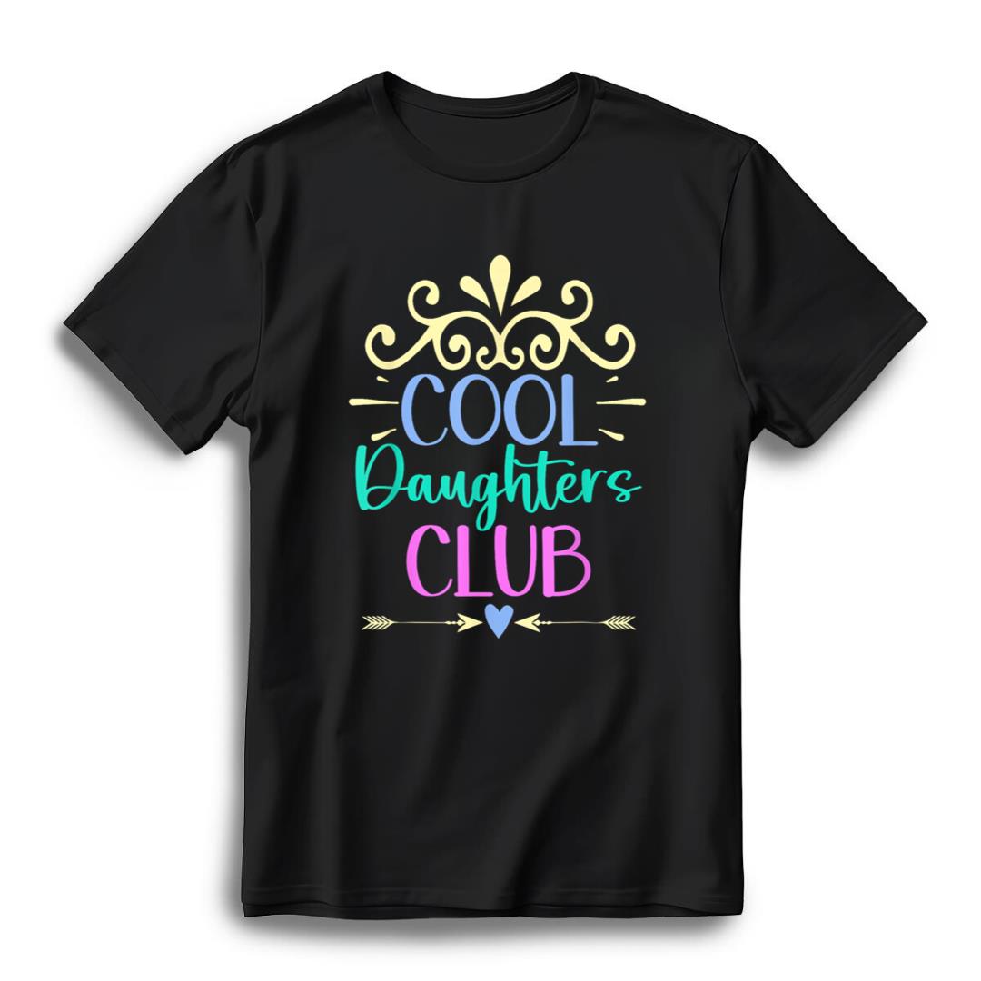 Cool Daughters Club Groovy Retro Daughter Mom Mother's Day