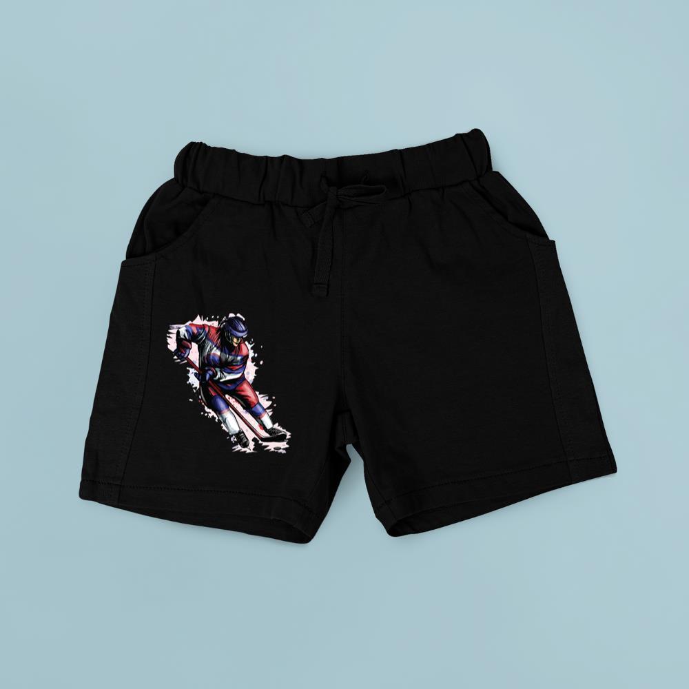 Cool Ice Hockey Graphic Long Sleeve Short
