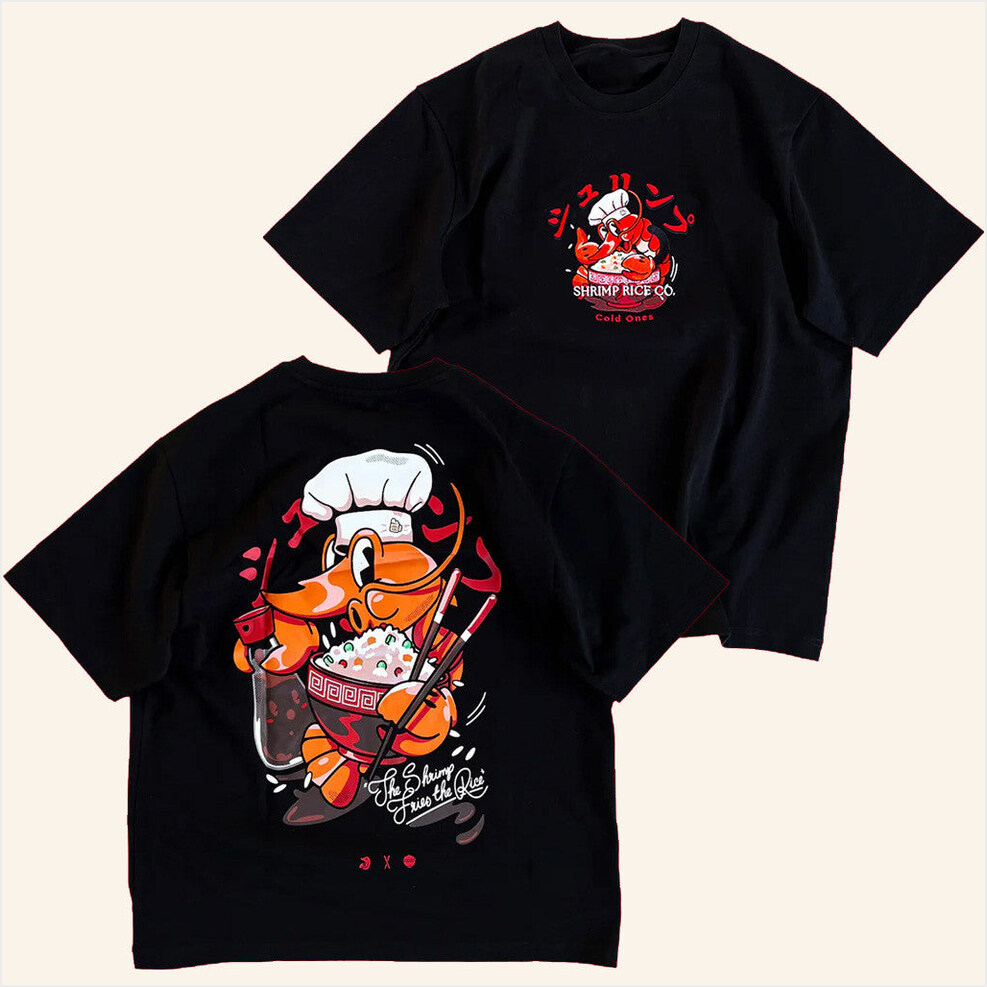 Cool Shirtz Merch Shrimp Fried Rice Shirt Present For Husband Best Friend Birthday Gifts