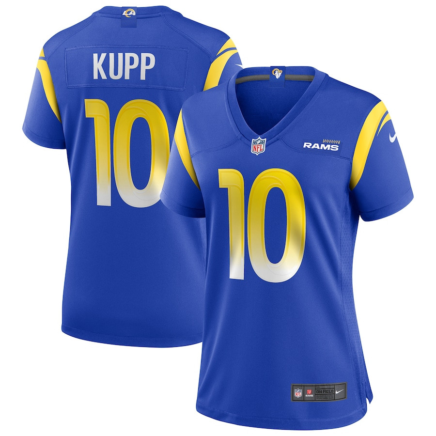 Cooper Kupp 10 Los Angeles Rams Women Jersey - Royal - JS940