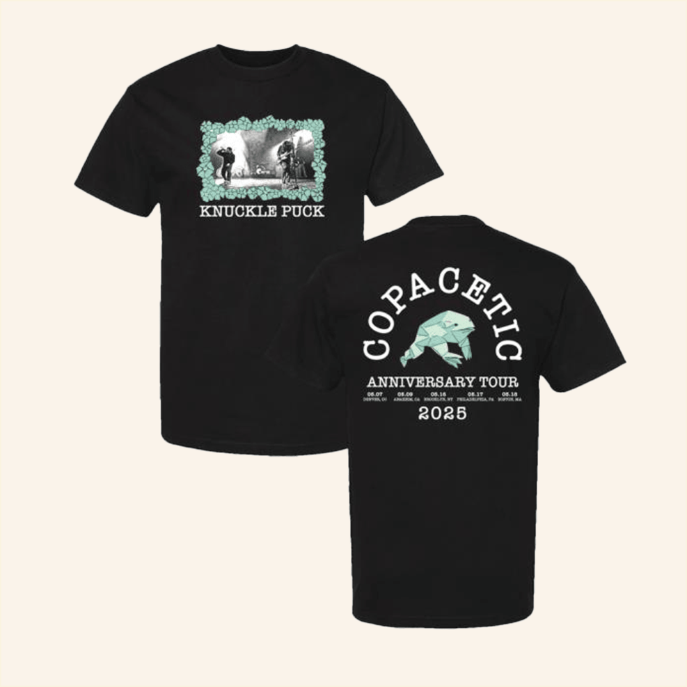 Copacetic Anniversary Tour T-Shirt Knuckle Puck Merch Music Related Birthday Gifts For Guys