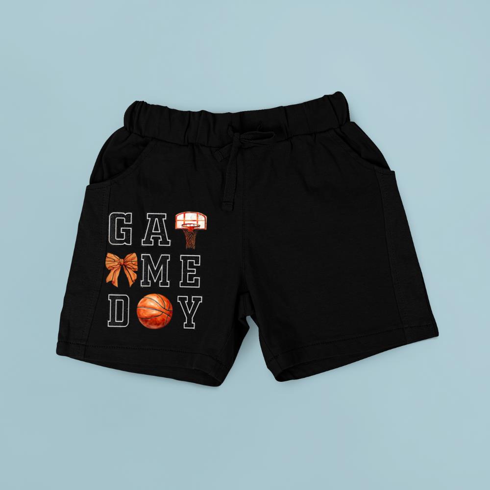 Coquette Basketball Bow Game Day Basketball Mom Short