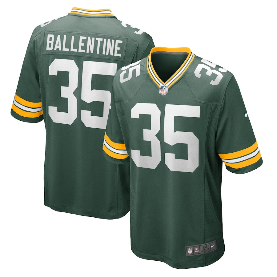 Corey Ballentine 35 Green Bay Packers Men Home Game Jersey - Green - JS419
