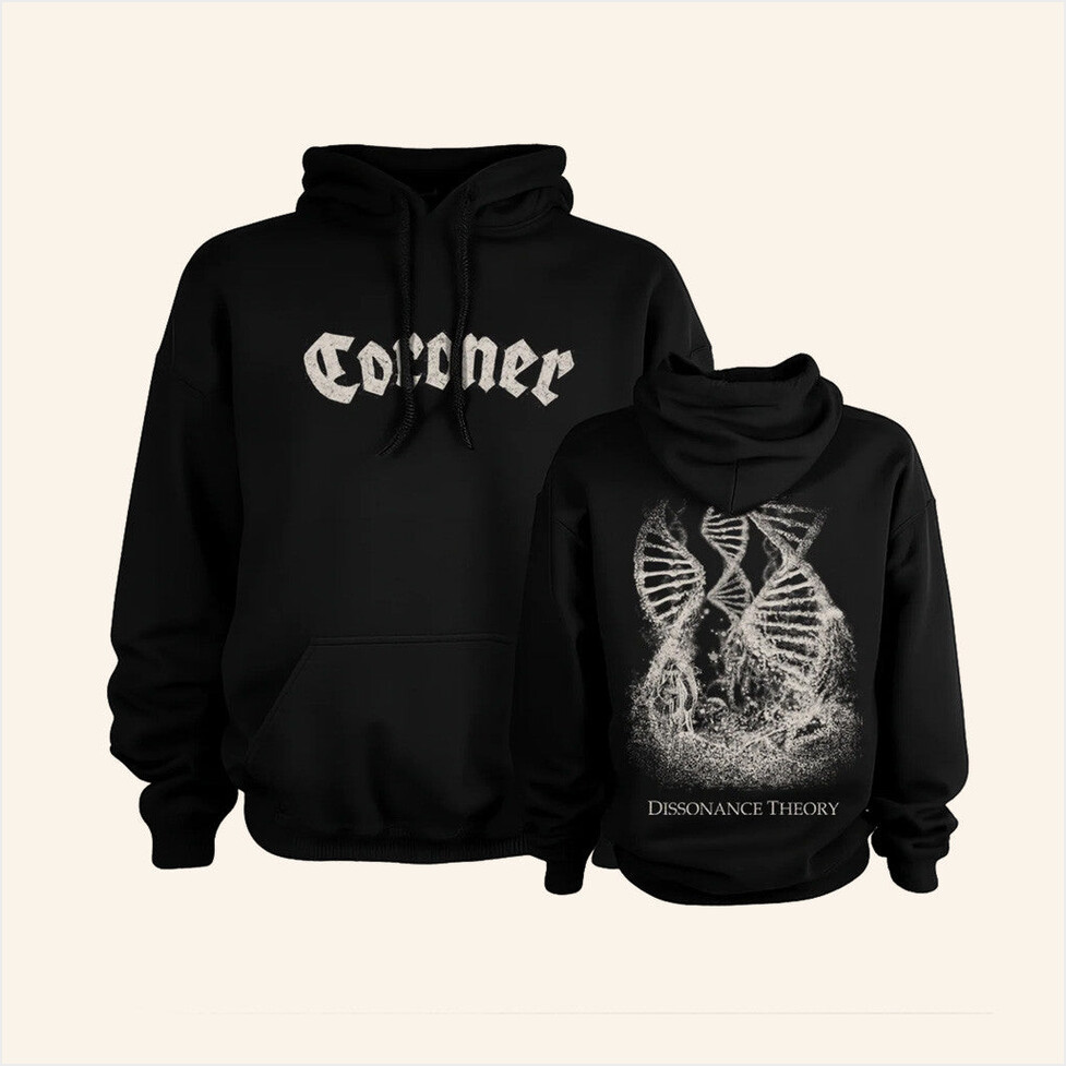 Coroner Dissonance Theory Hoodie Indie Merch Gift Ideas For Dad BFF Birthday Gifts