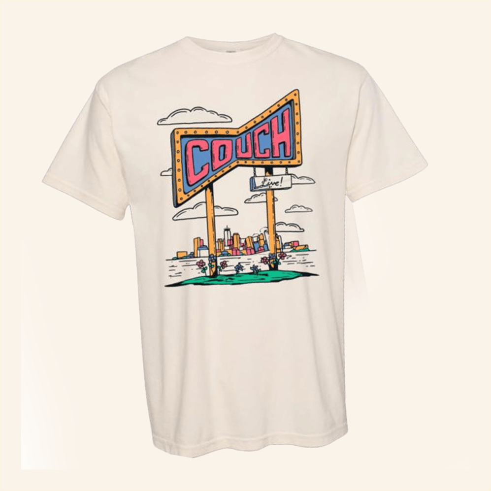 Couch Live T-Shirt Couch The Band Merch Best Birthday Gifts For Besties Christmas Presents