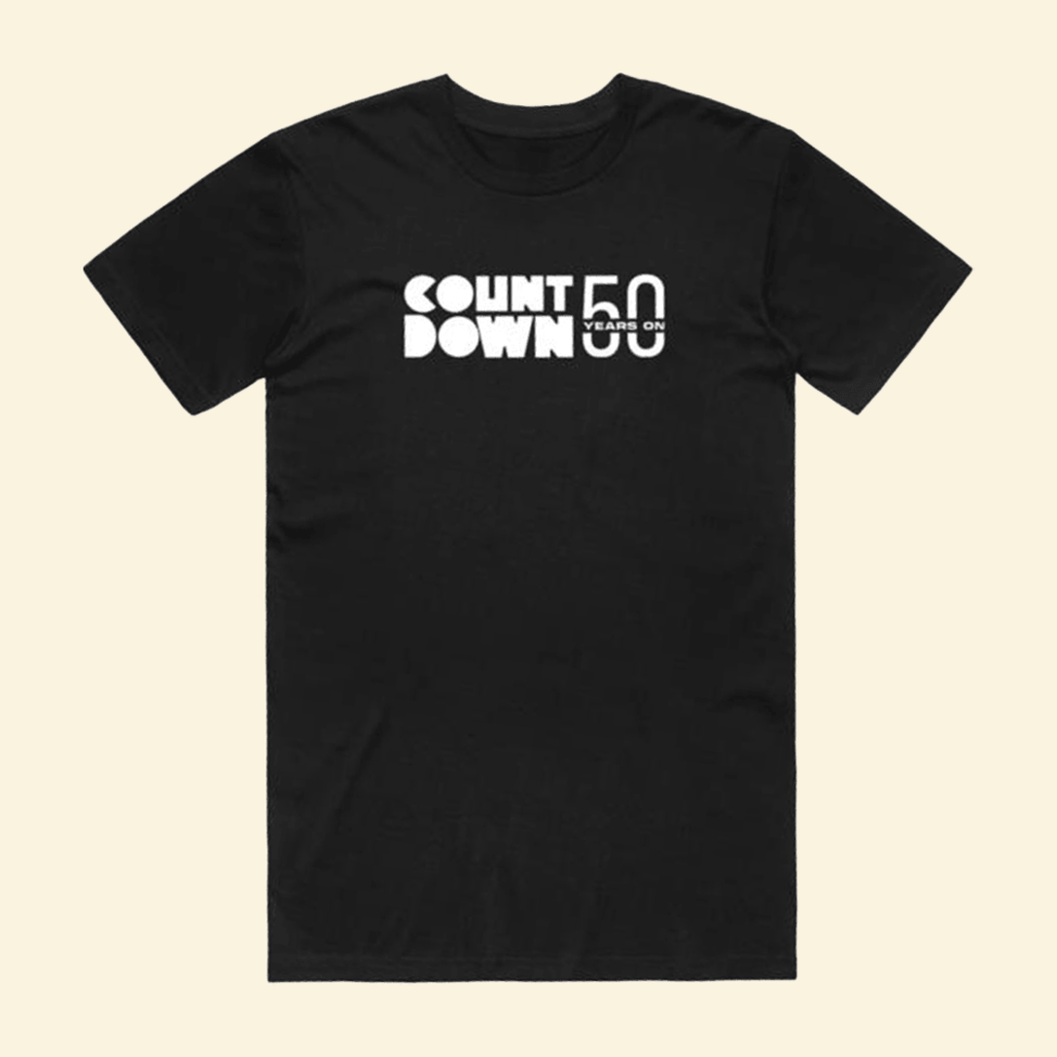 Countdown 50 Years Black T-Shirt Abc Merch Best Father's Day Birthday Gifts For Husband