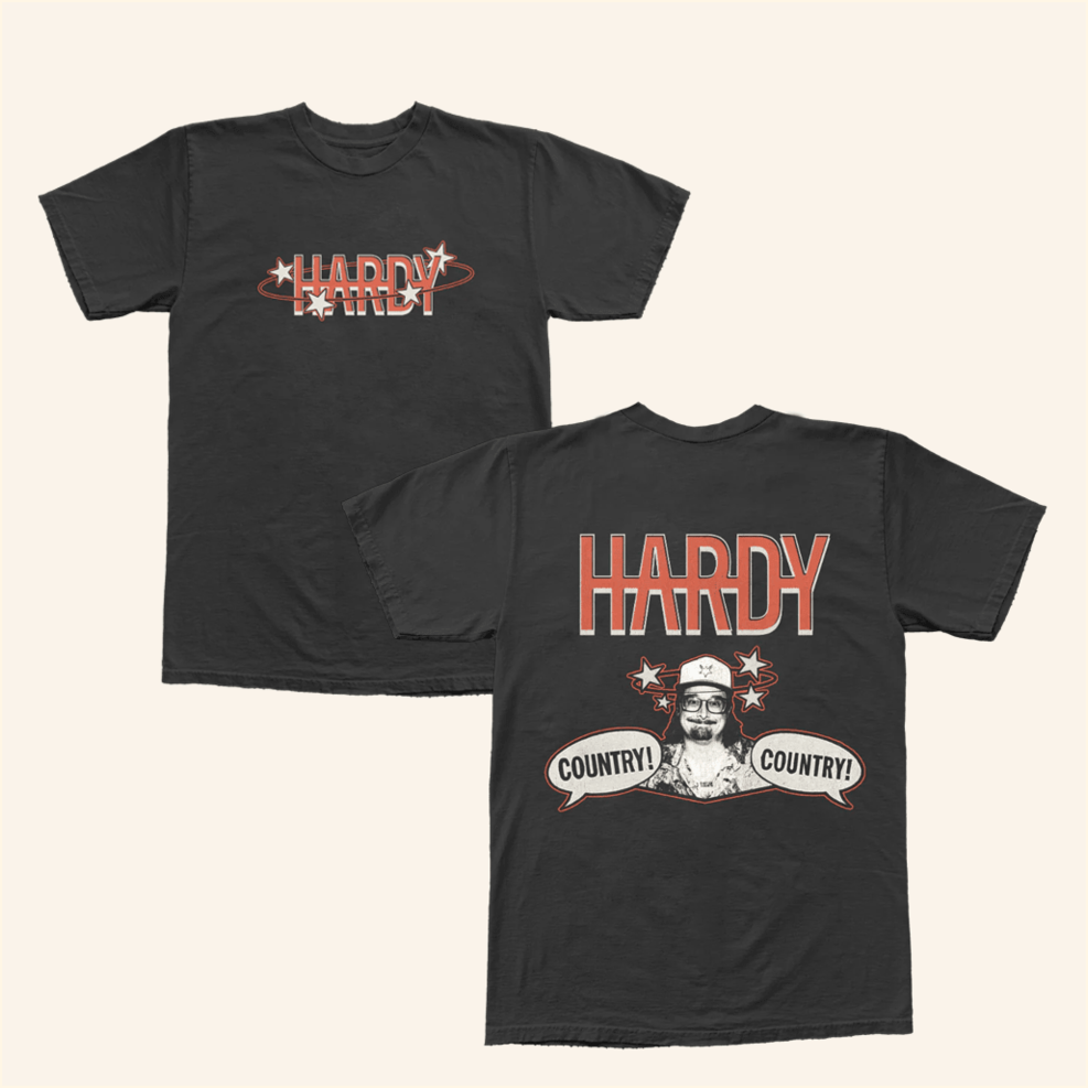 Country Country Black T-Shirt Hardy Official Merch Gifts For Boyfriend Best Friend Gifts