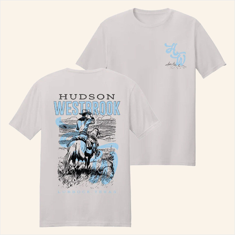 Cowboy Design T-Shirt Hudson Westbrook Merch Birthday Gifts For Music Lovers Best Friend Gifts