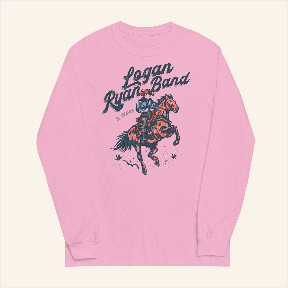 Cowboy Long Sleeve Shirt Logan Ryan Band Merch Birthday Gifts For Besties Christmas Presents