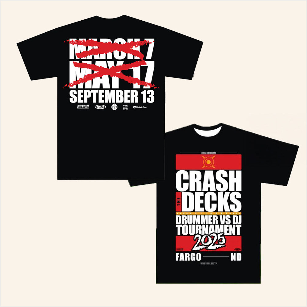 Crash The Decks 2025 Tournament Fargo, ND T-Shirt Crash The Decks Merch Best Friend Gifts