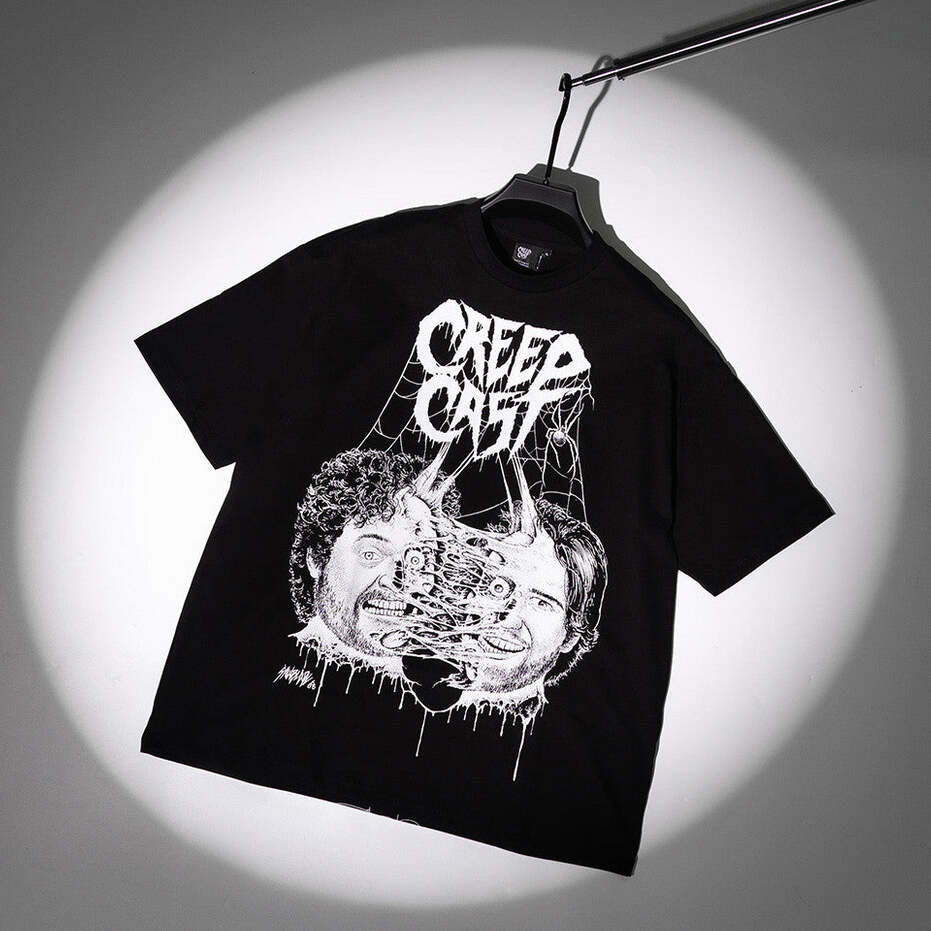 Creepcast Merch Shirt Creep Cast Papa Meat T-Shirts Horror Podcast Merchandise Gifts For BFF