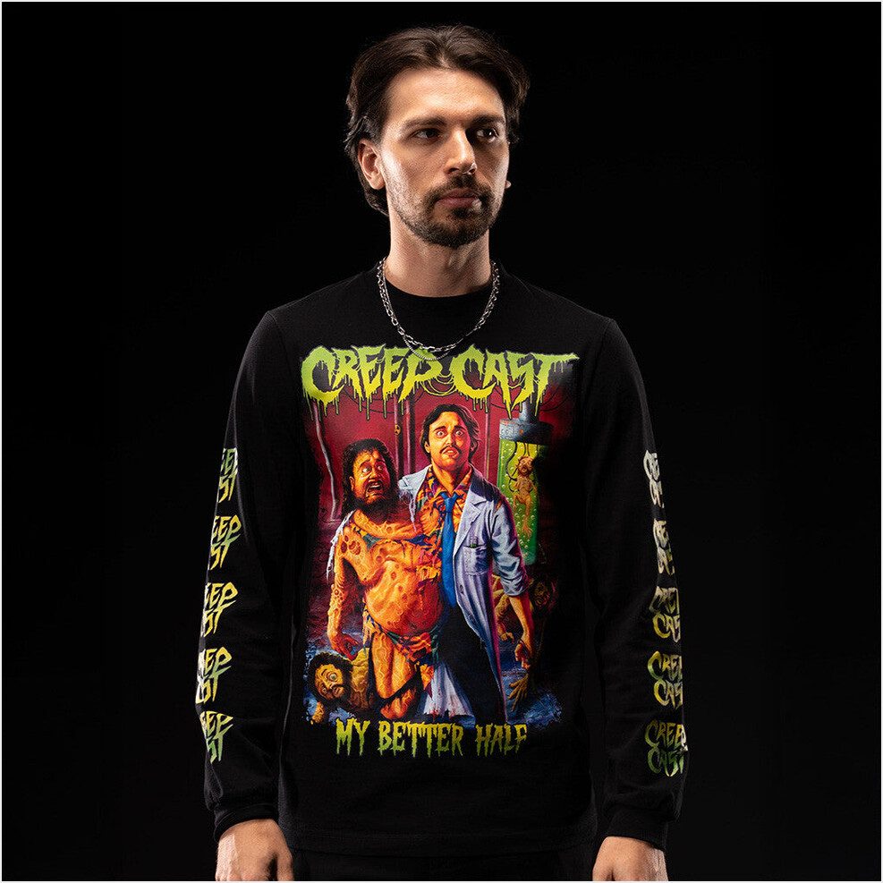 CreepCast My Better Half Long Sleeve Shirt Creep Cast Merch Birthday Gifts For Husband