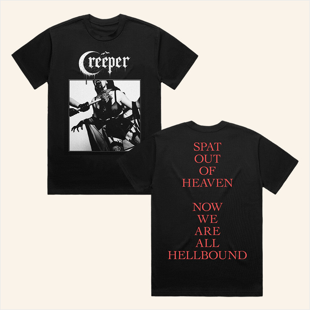 Creeper Spat Out Of Heaven T-Shirt Creeper Official Merch Birthday Gifts For Boyfriend
