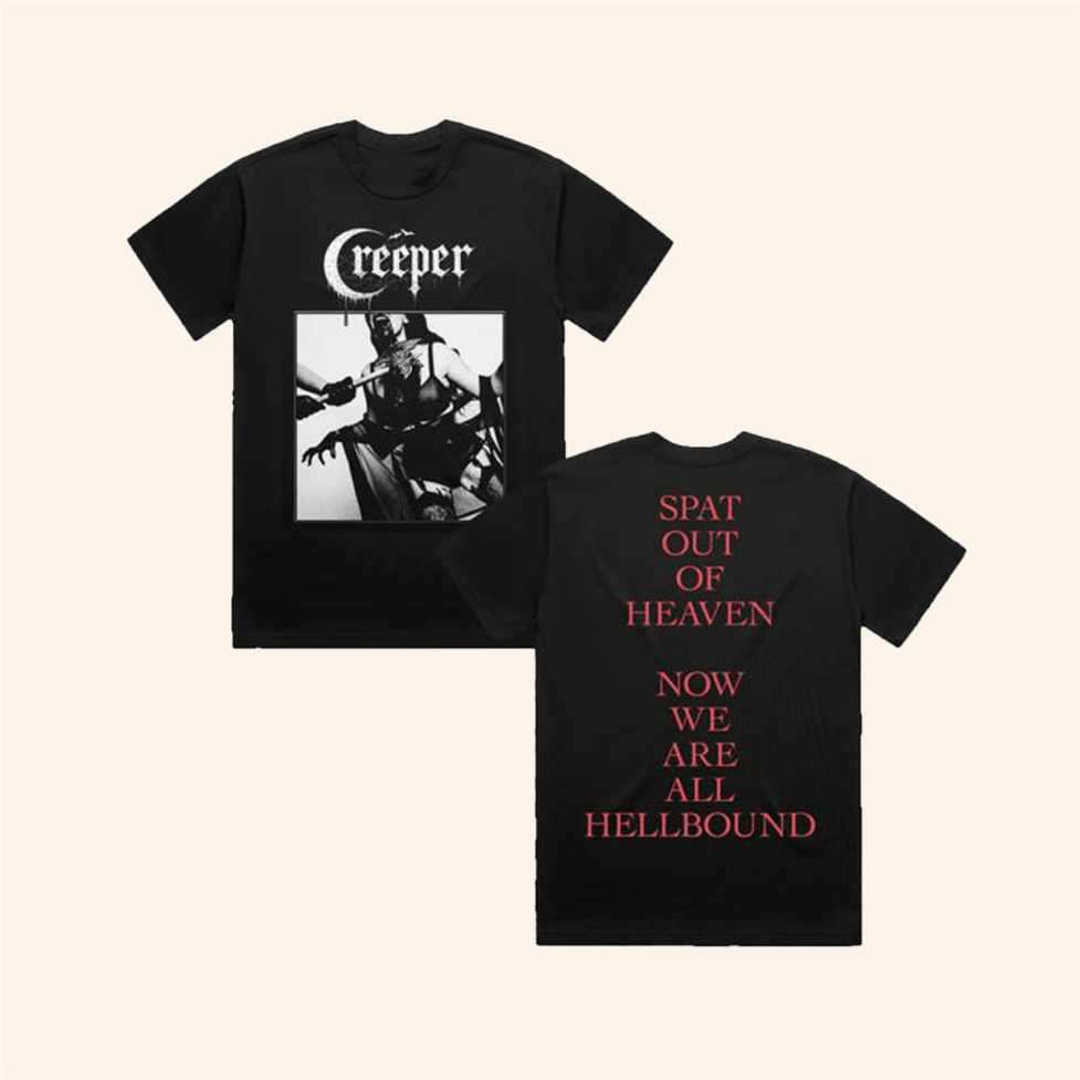 Creeper Spat Out Of Heaven T-Shirt Creepercult Merch Best Birthday Gifts For Dad BFF Gifts