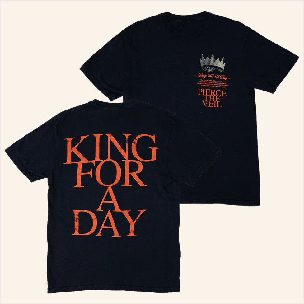 Crown T-Shirt Pierce The Veil Merch Best Birthday Gifts For Him BFF Gifts Christmas Presents