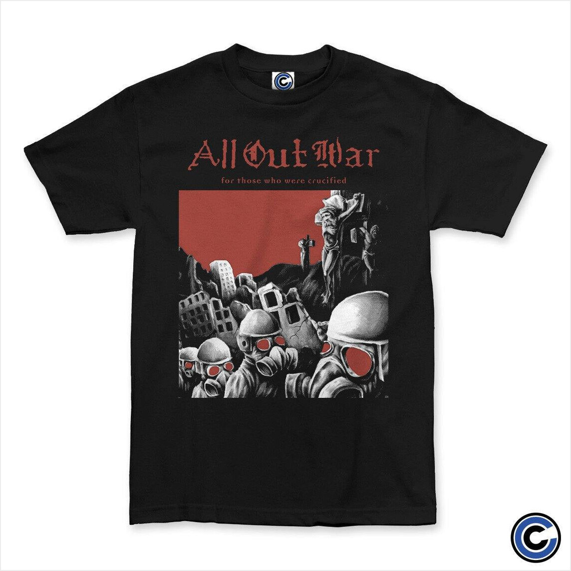 Crucified Shirt All Out War Merch All Out War Shirt Birthday Gifts For Friends
