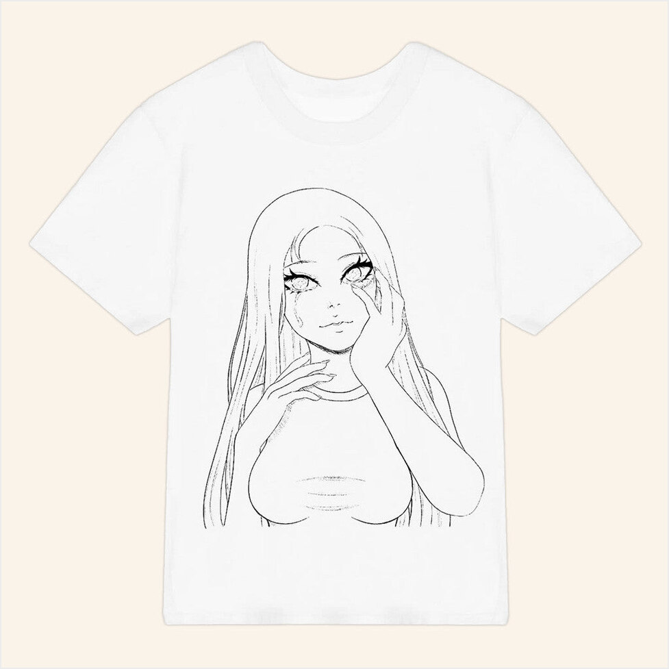 Crying Over Beauty Starry Eyed Babe T-Shirt Delacey Merch Best Friend Birthday Gifts