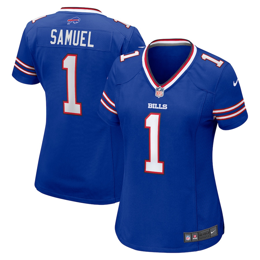 Curtis Samuel 1 Buffalo Bills Women's Game Jersey - Royal - JSDV965