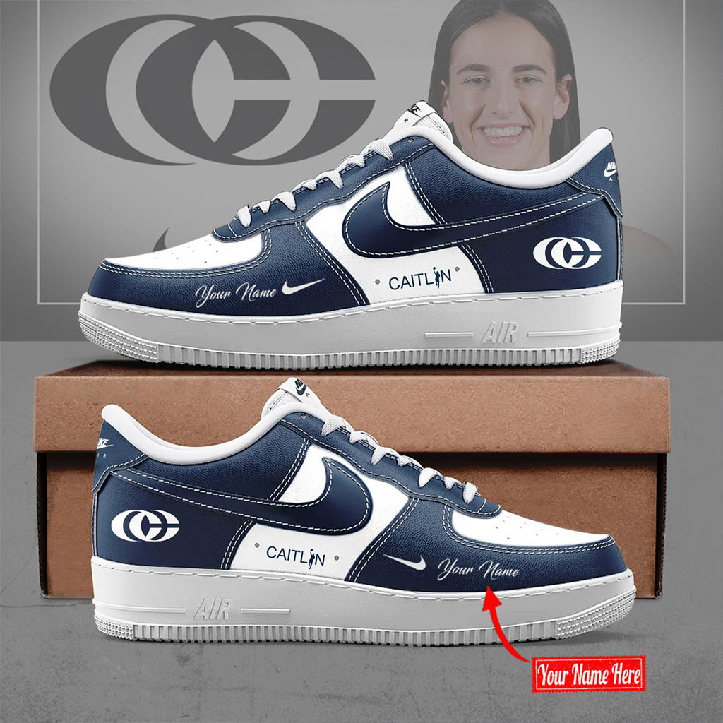 Custom Caitlin Was Here Air Force 1 Shoes Sneakers Caitlin Clark Merch Gifts For Fans