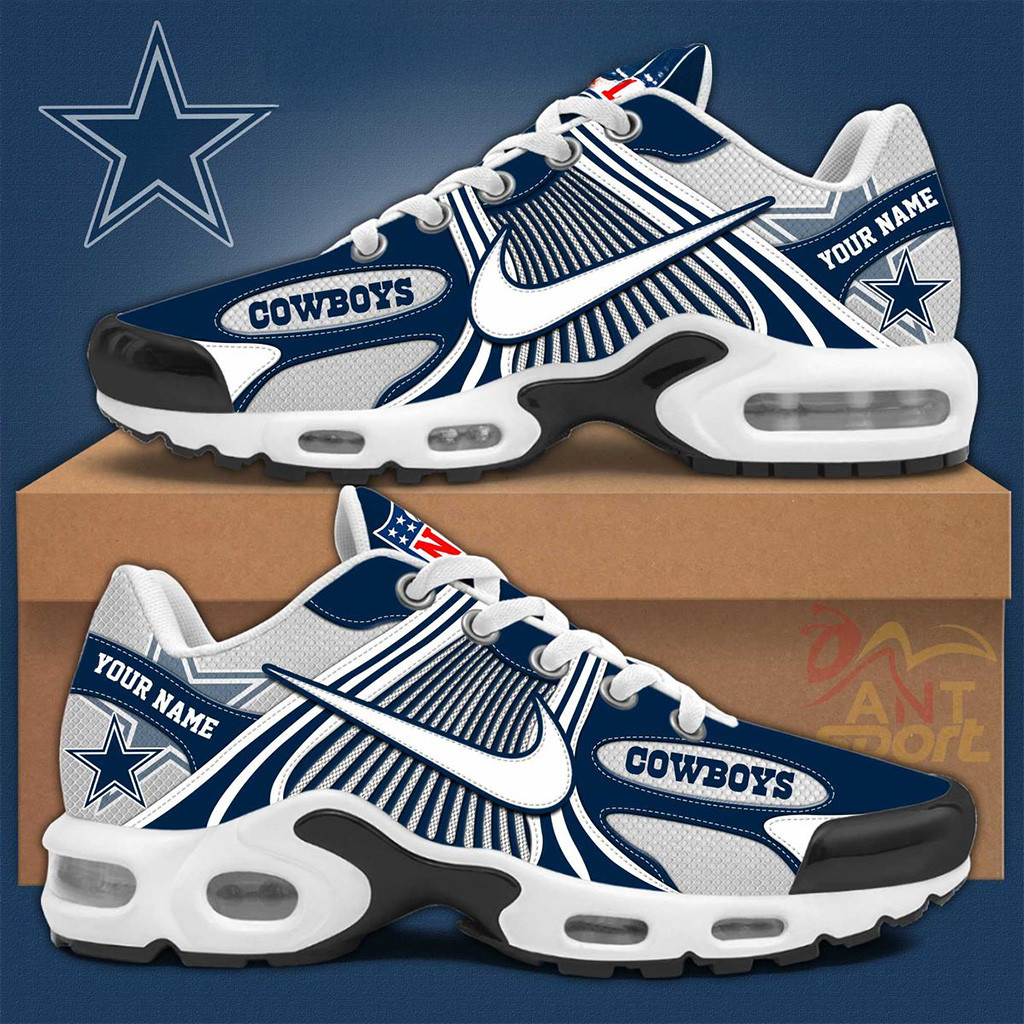 Custom Dallas Cowboys New Season 2025 Air Max Shoes Dallas Cowboys Merch Fans Gifts