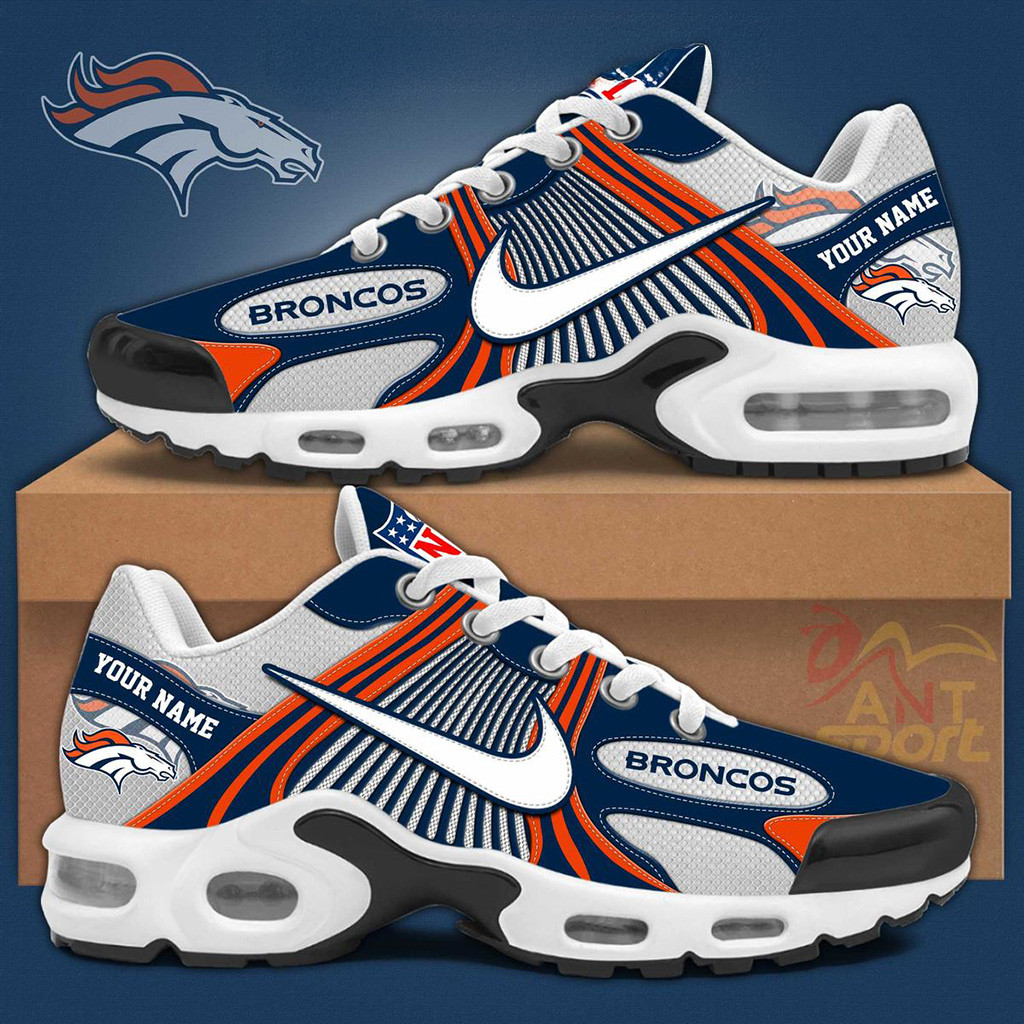 Custom Denver Broncos New Season 2025 Air Max Shoes Denver Broncos Merch Him Gifts