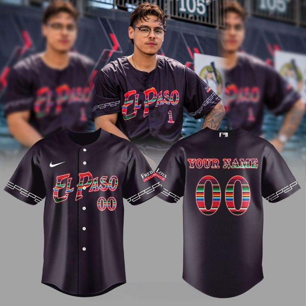 Custom El Paso Chihuahuas Sarape 2025 Jersey El Paso Chihuahuas Merch Gift For Baseball Fan