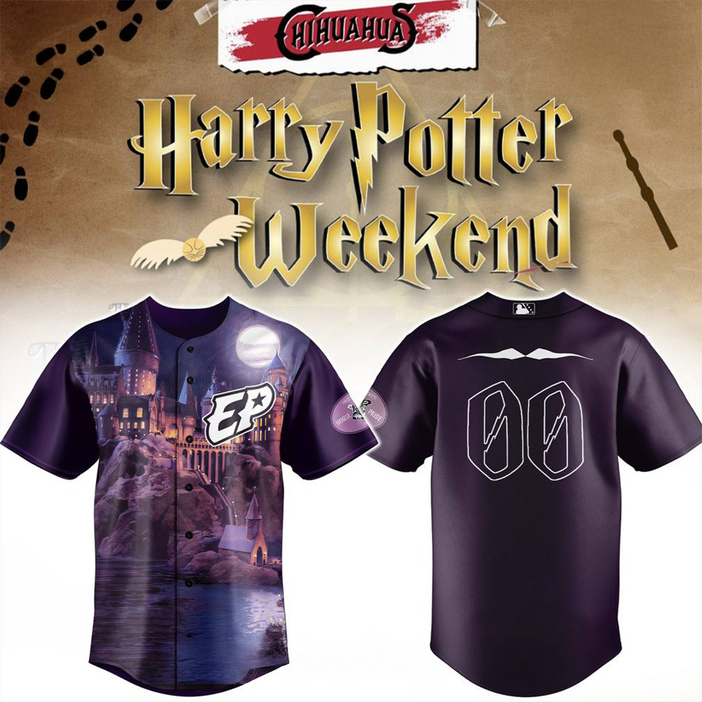 Custom El Paso Chihuahuas X Harry Potter Weekend Baseball Jersey Chihuahuas Merch For Fans