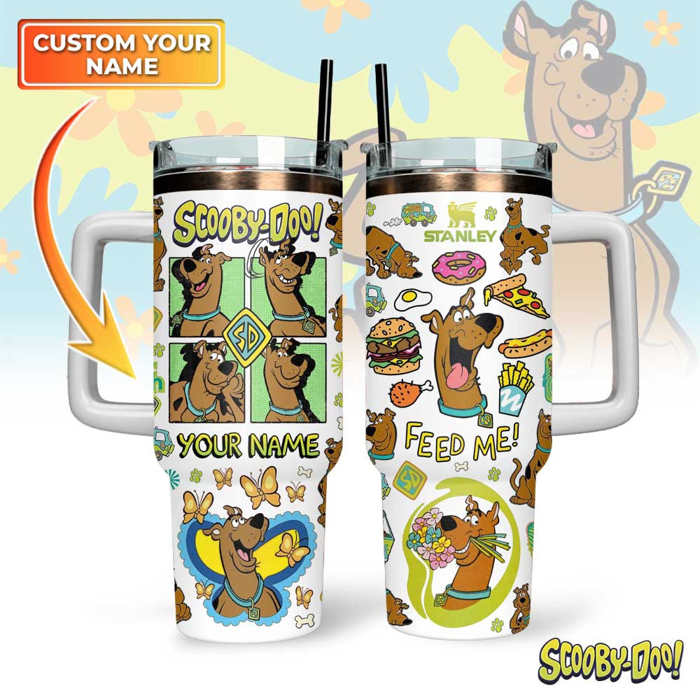 Custom Scooby Doo Stanley Quencher Stainless Steel Tumbler Best Gift For Friends
