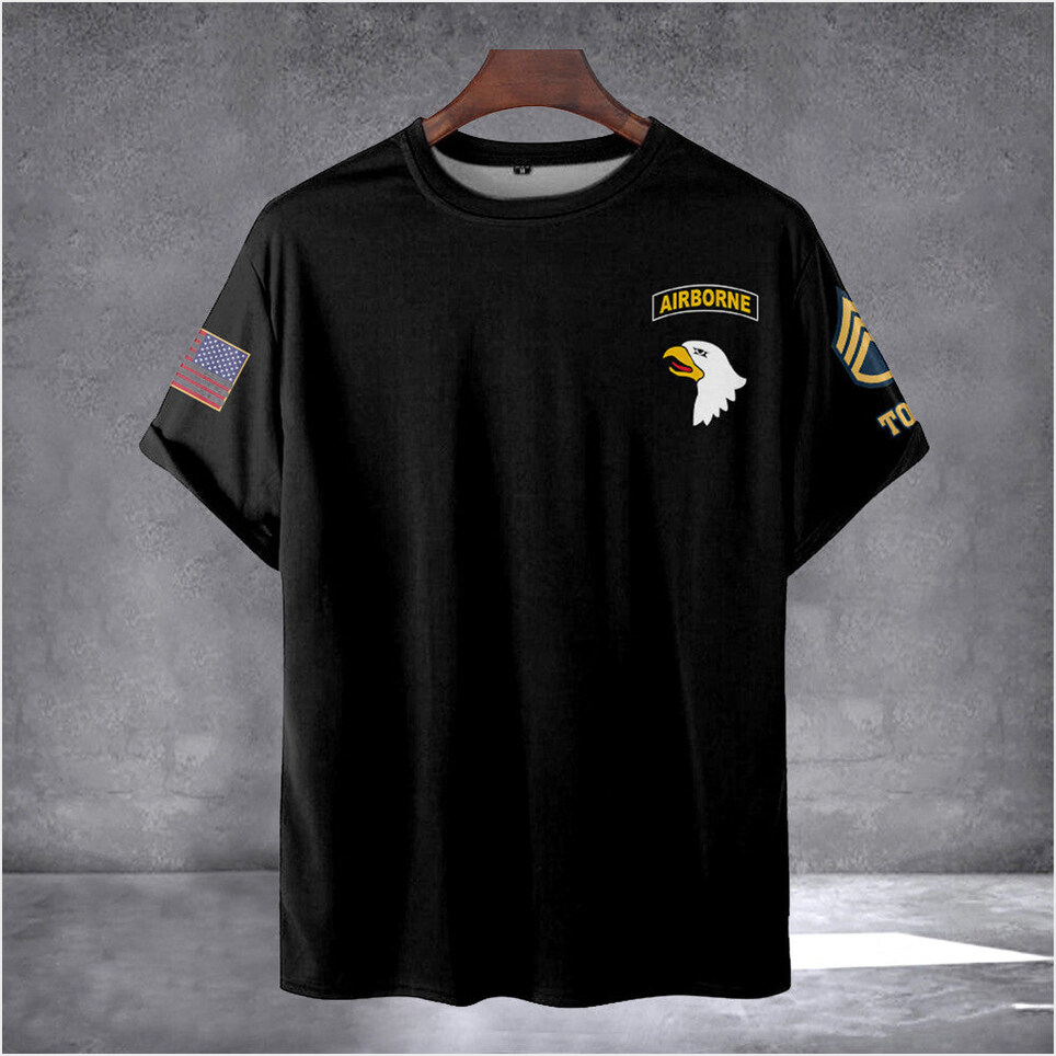 Custom US Army 101st Airborne Screaming Eagles Shirt US Army T-Shirt Gifts For Military