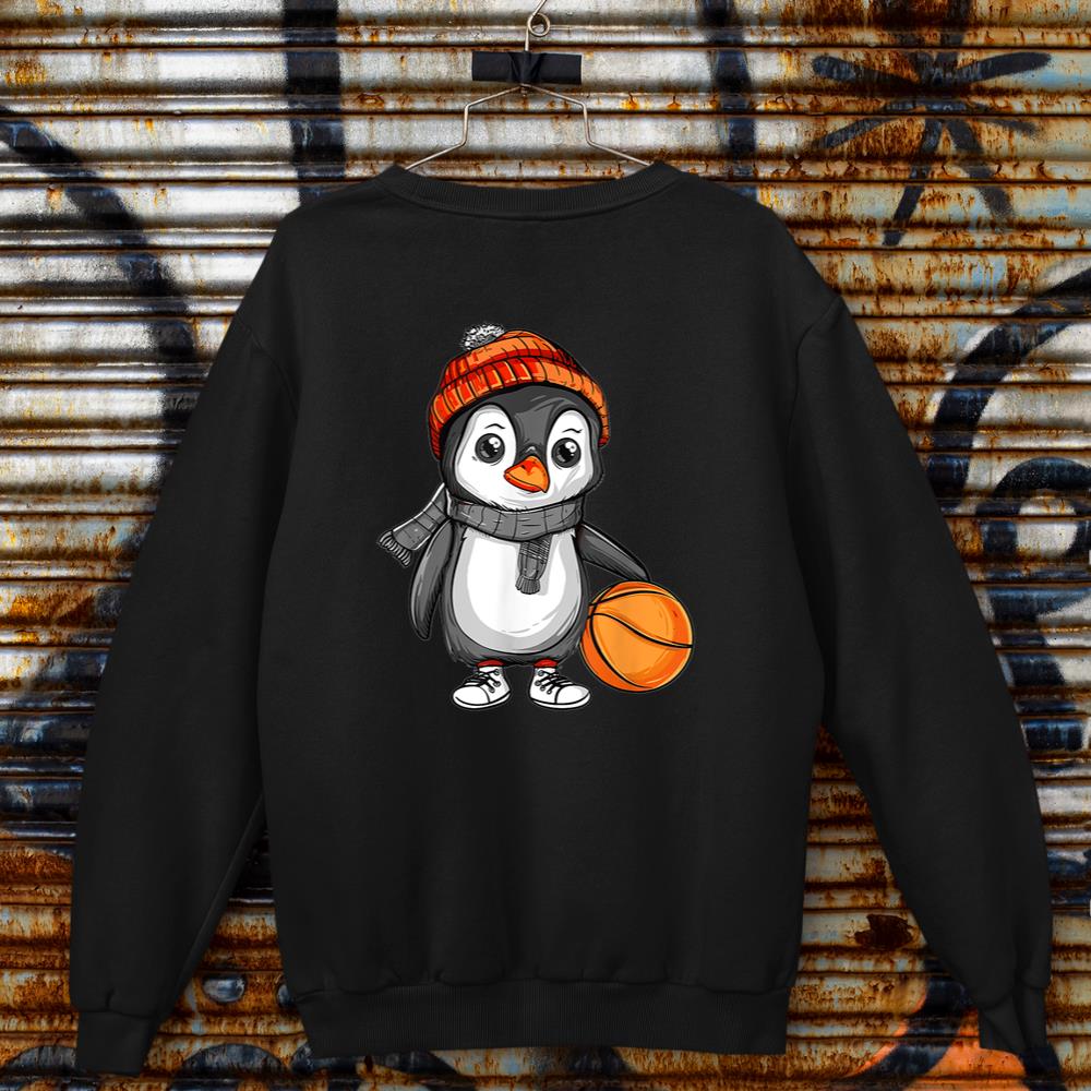 Cute Basketball Penguin Sweatshirt