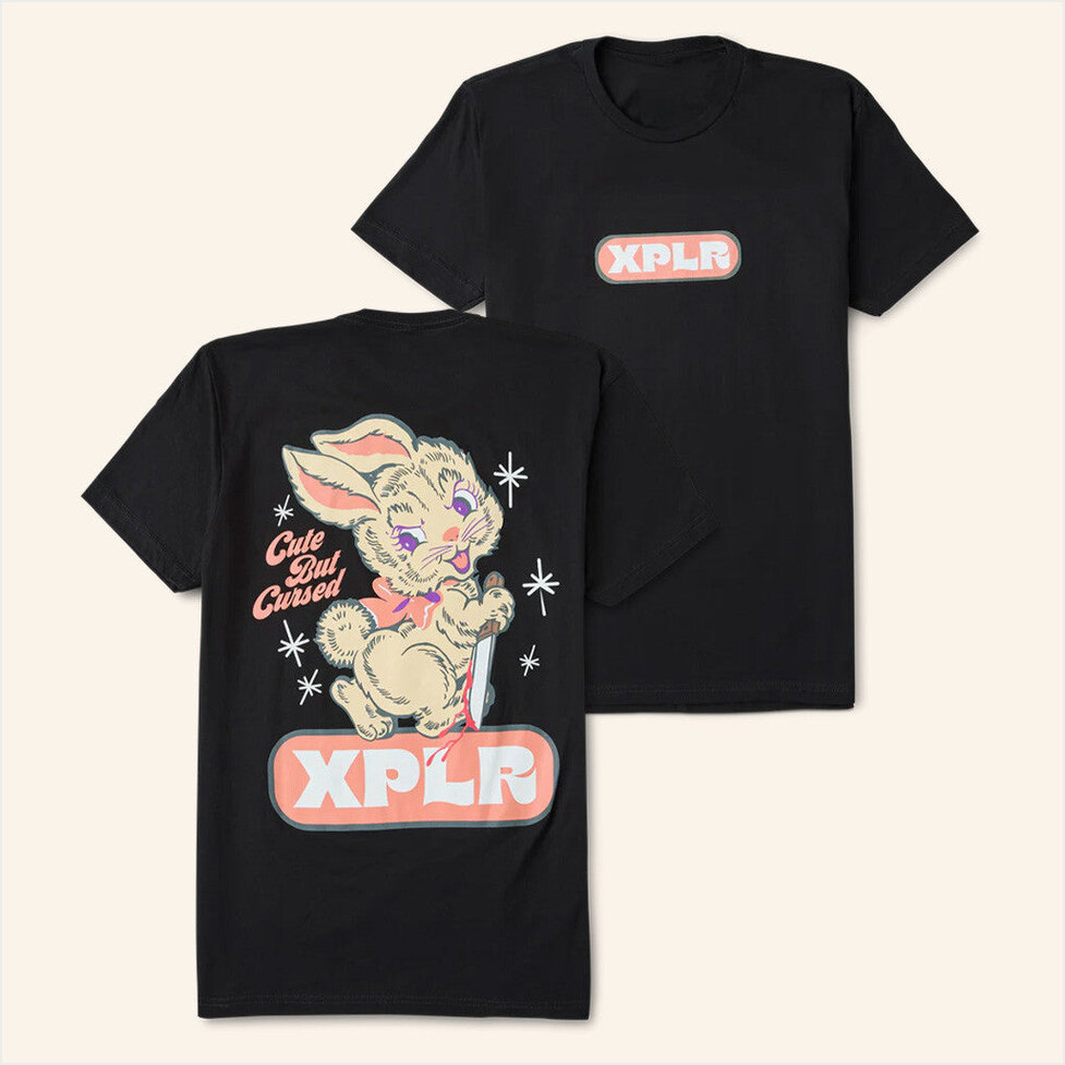 Cute But Cursed T-Shirt XPLR Merch Black Gift Ideas For Wife Birthday Gifts For Best Friend