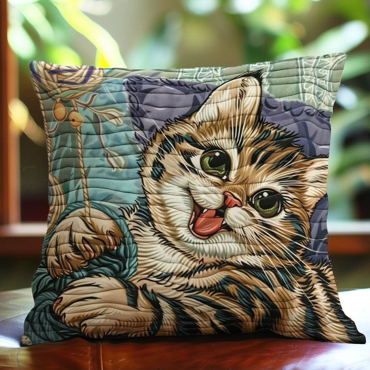 Cute Cat Quilt Pillow Case Cute Stuff Best Xmas Cat Presents For Christmas
