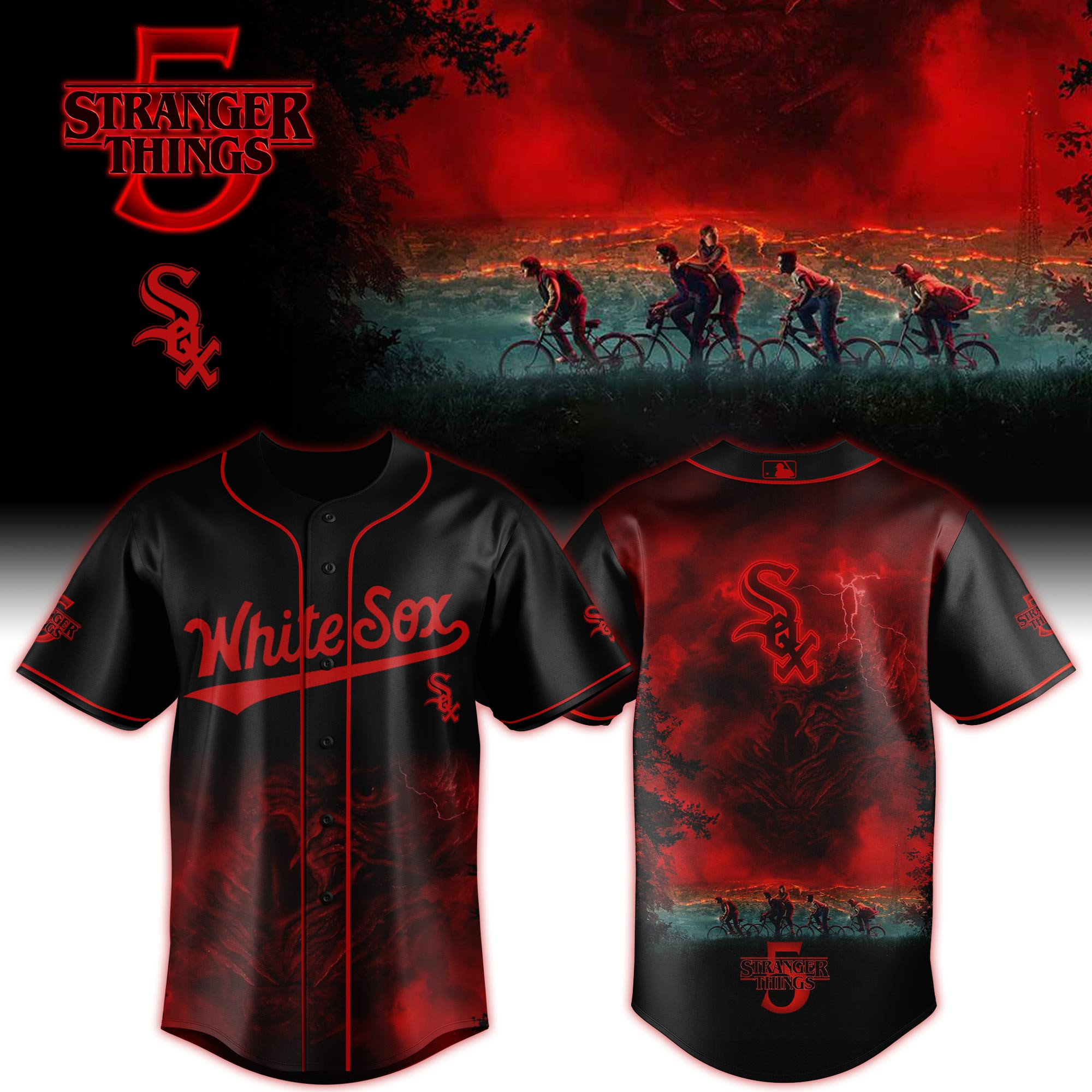 Cw Sox X Stranger Things Jersey 2025 Best Gifts For Baseball Lovers