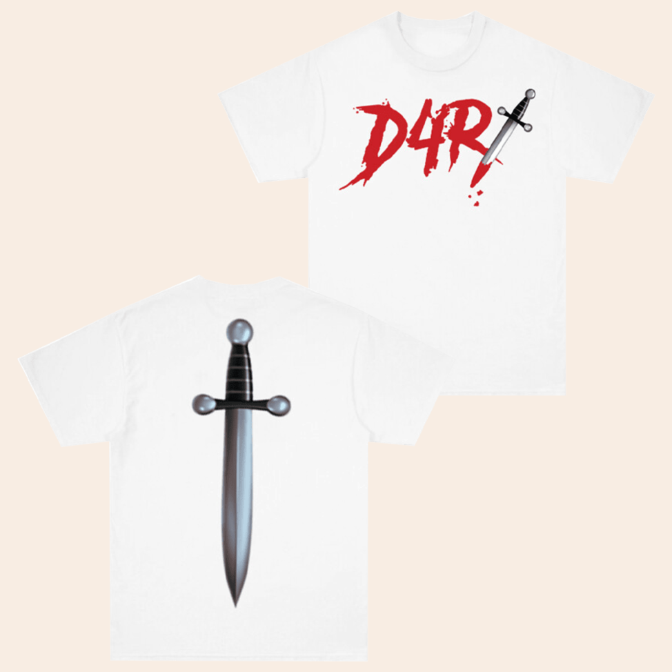 D4R White T-Shirt DDG Merch Sentimental Father's Day Birthday Gifts For Besties