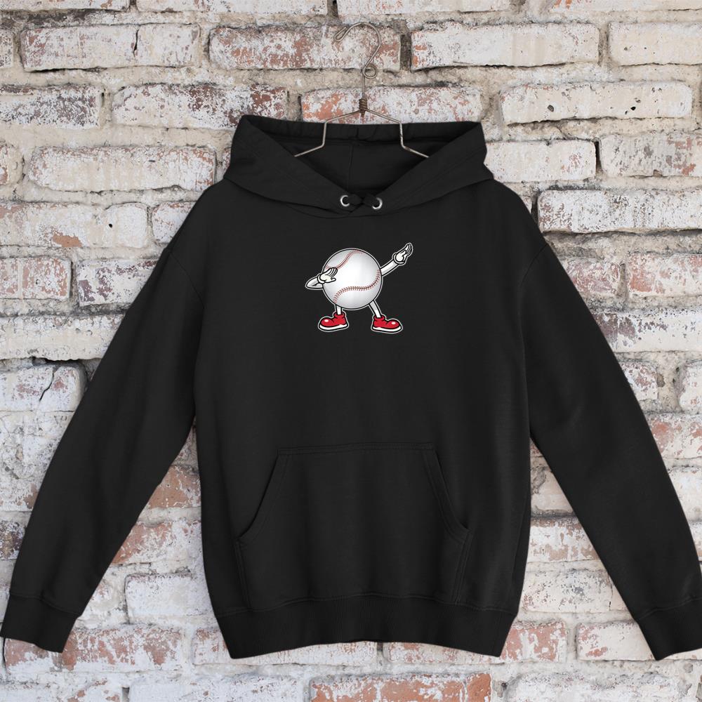 Dabbing Baseball Ball Tee Kids Boys Dab Dance Gifts Hoodie