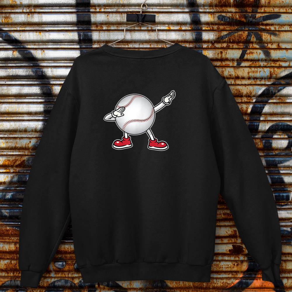 Dabbing Baseball Ball Tee Kids Boys Dab Dance Gifts Sweatshirt