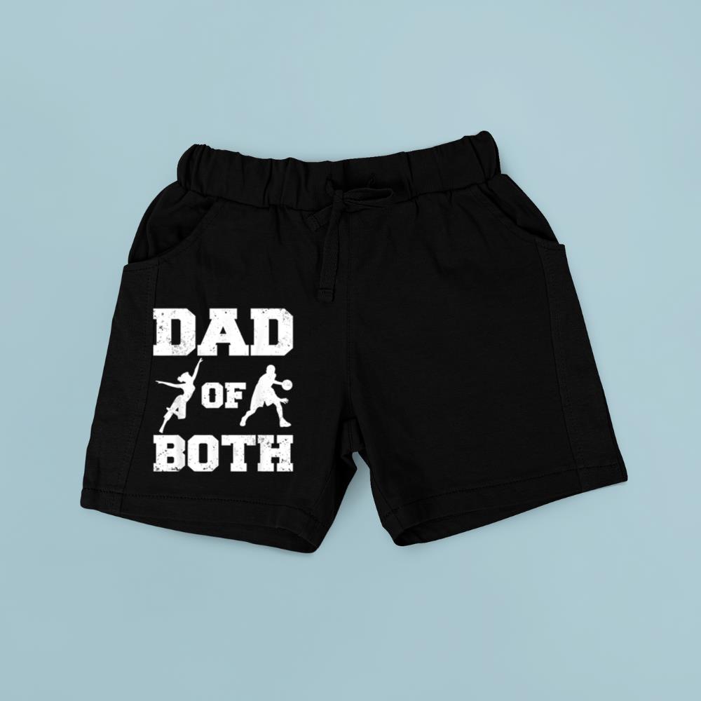 Dad Of Both Funny Dance Basketball Dad Short