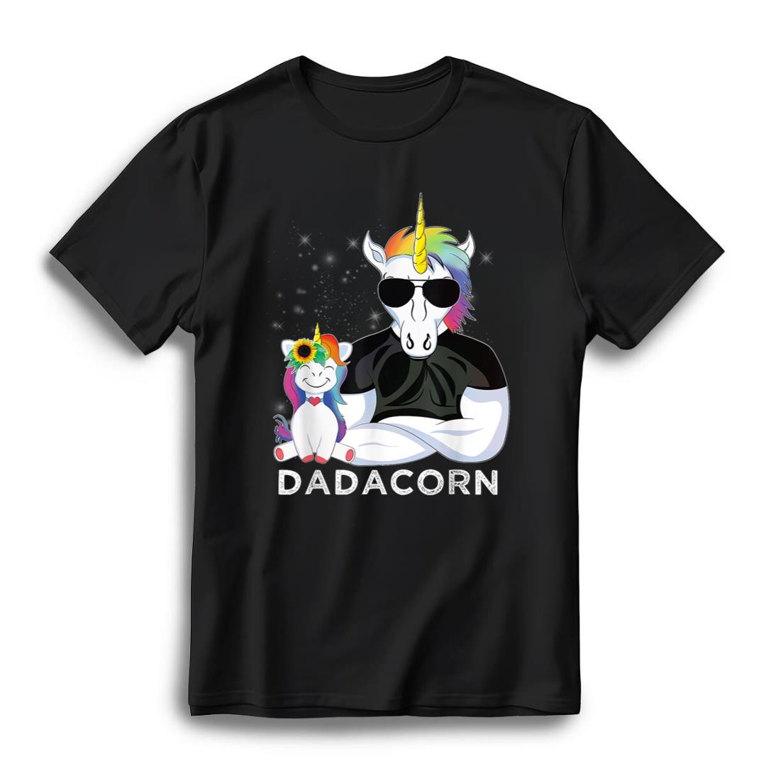 Dadacorn Muscle Unicorn A Father Daughter Funny Design