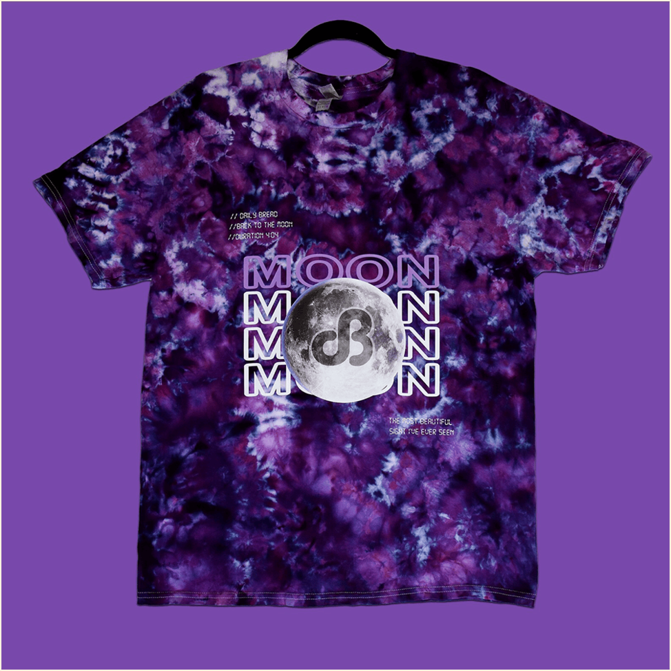 Daily Bread Back To The Moon Tie Dye T-Shirt Daily Bread Merch Gifts For Father'S Day Ideas