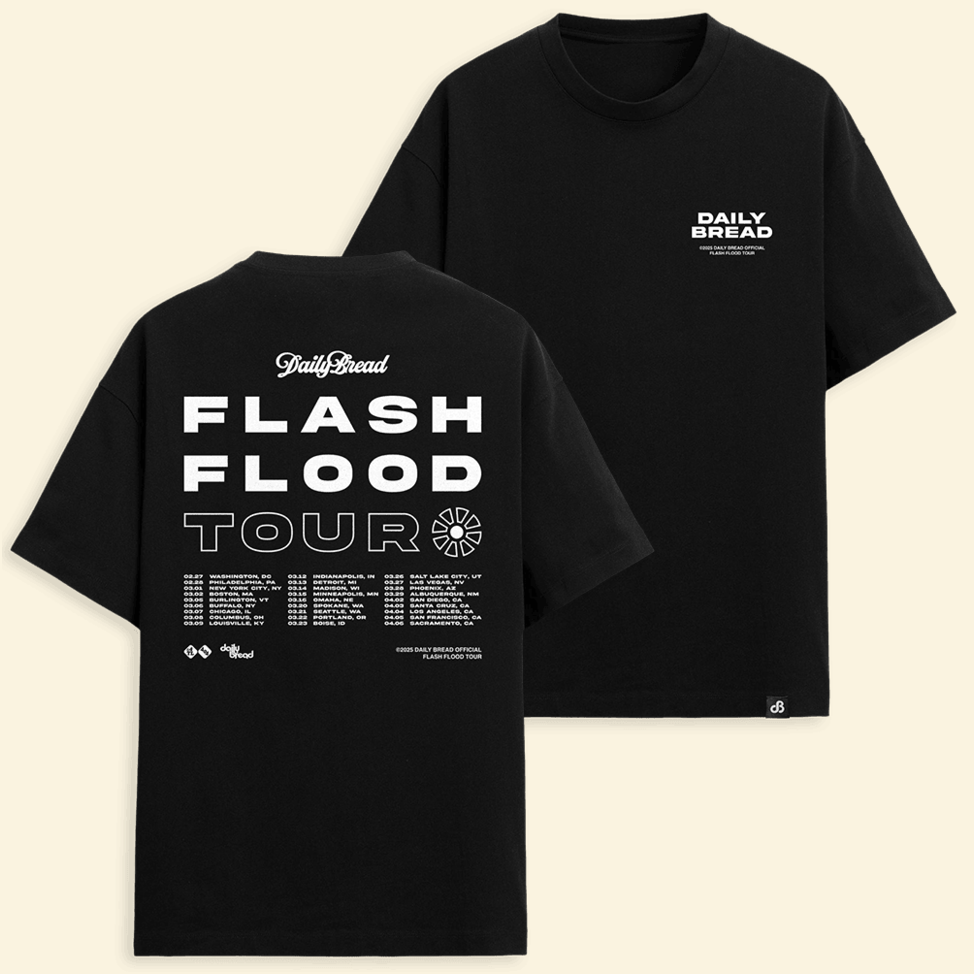 Daily Bread Flash Flood Tour T-Shirt Daily Bread Merch Birthday Gifts For Music Fans BFF Gifts